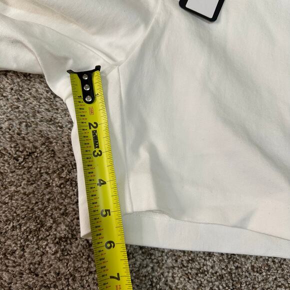 FIFTEEN TWENTY Women's Button Up Short Size 2 In Off White - Picture 10 of 15